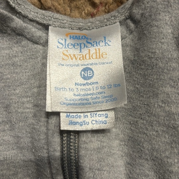 Gray, Newborn, Halo Swaddle Sleepsack - Picture 3 of 4